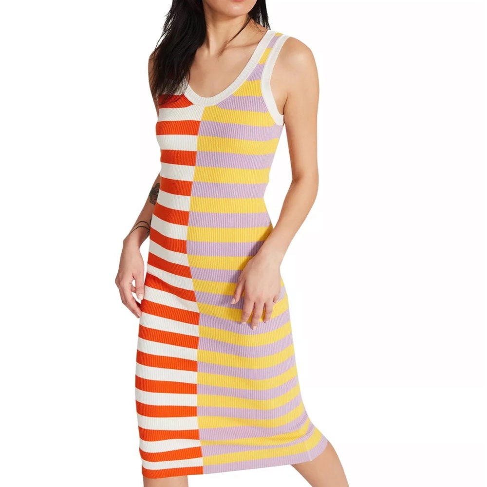 Striped MIDI Dress‼️like Staud